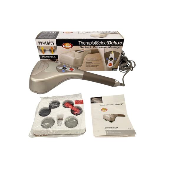 Homedics PA-3H Therapist Select Deluxe Percussion Massager w/Heat Tested See VID - Picture 1 of 13